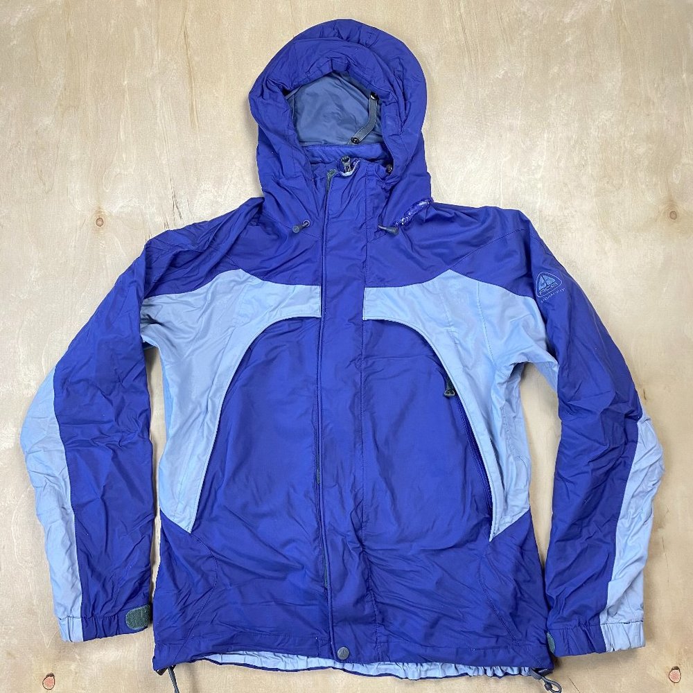 Vintage Nike ACG Women's Purple Full Zip Jacket Size Medium